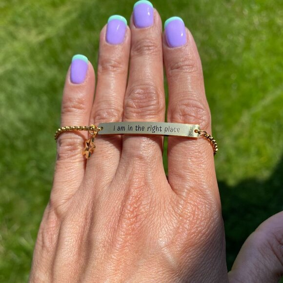 Affirmation Bracelet | Stainless Steel - Picture 3 of 5